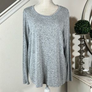 M XL Heather Grey Cozy Top